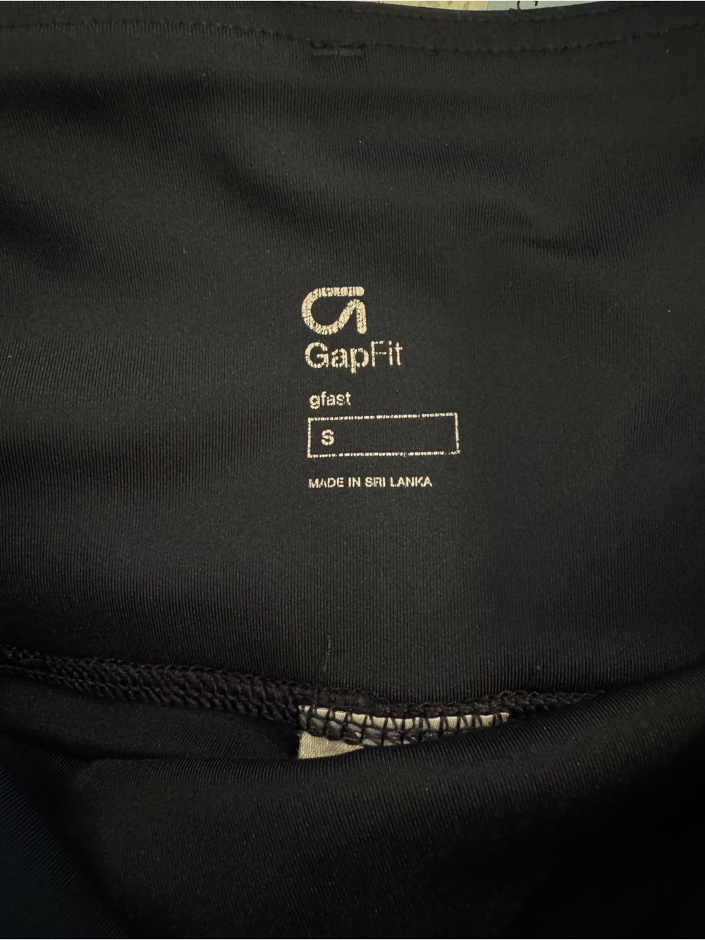 Like New Gap Fit Navy GFast Leggings with White Embellishment- Small - Picture 3 of 3